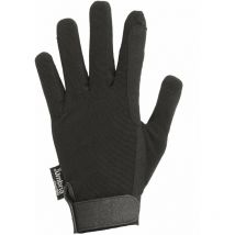 XXL, Marron: Gants d'équitation en tissu extensible avec renforts paume et similicuir et fermeture tearjaw