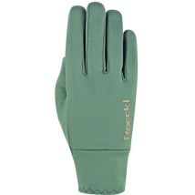 Guanti da equitazione WESLEY – Nero – 95% poliestere riciclato, 5% elastan – Taglie disponibili: 6-11 – Roeckl