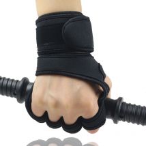 Fei Yu - Gants d'haltérophilie de gym pour hommes et femmes, protège-poignets antidérapants, équipement de sport à demi-doigts, barre horizontale,