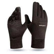 Gants d'hiver Écran Tactile Chauffants, Gants de Vélo Réfléchissants Homme et Femme pour Cyclisme, Gants de Sport Antidérapants pour Cyclisme Moto