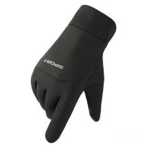 Gants d'hiver Écran Tactile Chauffants, Gants de Vélo Réfléchissants Homme et Femme pour Cyclisme, Gants de Sport Antidérapants pour Cyclisme Moto