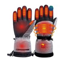 Gants d'hiver, gants chauffants à batterie électrique pour hommes et femmes, gants d'hiver imperméables, gants thermiques chauffants, chauffe-mains