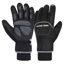 Gants d'hiver pour homme, gants de ski imperméables Gants de vélo d'hiver chauds pour femme, Thinsulate Touch Screen 3M Gants de sport unisexes Gants
