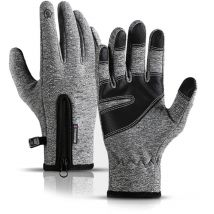 Gants d'hiver pour hommes et femmes, gants chauds imperméables, sensibles au bout des doigts,