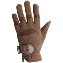 16 anni, Marron: Gants enfant Gilda en simili cuir avec empiècements élastiques et fermeture tearjaw