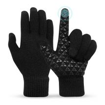 Gants Hiver pour Hommes Femmes Gants Chauffants Tactiles Mitaines Antidérapant Élastiques Extérieur Cadeau de Noël pour Sport Travail Moto Ski Velo