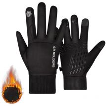 Gants imperméables pour hommes, hiver, plus velours, moto, chauds et imperméables, écran tactile, moto, coupe-vent, alpinisme, cyclisme en plein air,