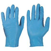 Gants jetables en nitrile Bleu – Sans poudre – Taille: 9(Box a100St.)