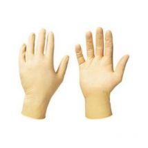 Gants jetables, latex poudré, Taille : 10