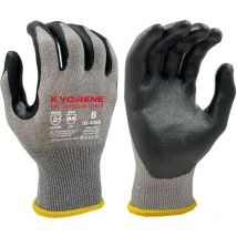Kyorene - Gants 02-405R taille 9, Résistant aux coupures, 12 Paires, Noir, gris ( Prix pour Paquet de 12 Paires )