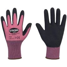 Gant lady flexter taille 8 rose/noir en 420/EN 388 catégorie epi ii en 420, en 388