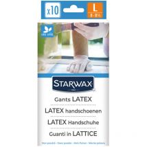 Gants latex épais lot de 10 Starwax