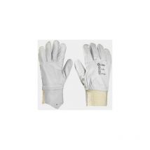 Gant cuir tout fleur poignet tricot europrotection MO2250 - Taille: 10