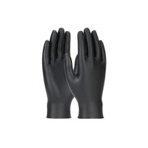 Gants nitrile noirs, taille l, x50 Grippaz