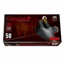 Gants nitrile noirs, taille s, x50 Grippaz
