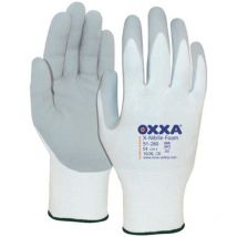 Gants Oxxa X-Nitrile- Foam,Taille 10, blanc/gris (Par 12)