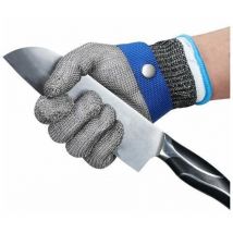 Gants résistants aux coupures, gants de boucher en acier inoxydable, gants de protection de travail de classe 5 (xl un gant) - F3CVZ - Magic