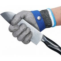 Gants résistants aux coupures Gants de boucher en acier inoxydable Protection de niveau 5 Gant de travail xl