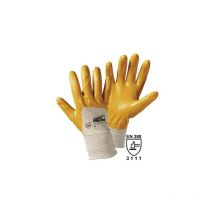 Gants tricot coton flex-nitril Worky 1496C coton avec revêtement en caoutchouc nitrile taille 10