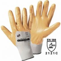 Gants tricot coton worky 1496C coton avec revêtement en caoutchouc nitrile taille 7