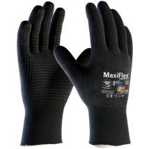 Gants Tricoté Nylon Lycra Maxiflex Endurance Noir T8 Atg Mxflend847.t8