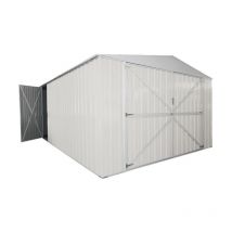 Garage auto in lamiera box in acciaio 360x514cm x h 2.32m - 320KG - 18,5mq - colore bianco
