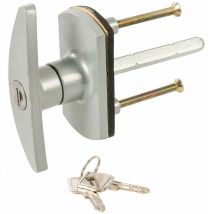 Silverline - Garage Door Locking Handle - 75mm Diamond