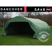 Dancover - Garage double 5,4x6x2,9m pvc, Vert