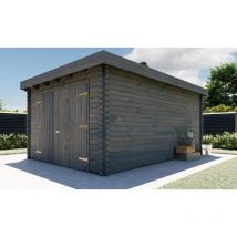 Garage Touschalets furiani double porte autoclave 360x520cm -28mm