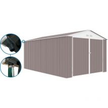 Habitat Et Jardin - Garage métal 'Nevada' - 18,56m² avec gouttière