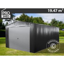 Garage métallique 3,38x5,76x2,43m ProShed , Anthracite