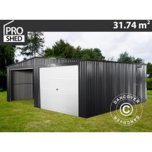 Garage métallique double 6,37x5,13x2,41m ProShed , Anthracite
