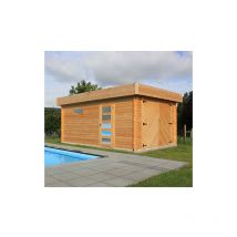 Garage moderne en bois 17,07m²
