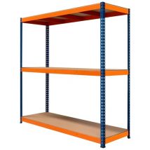 Monster Shop - S-Rax 3 Shelf Racking - 180cm x 180cm x 60cm