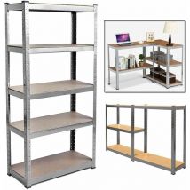 Garage Shelves Shelving 5 Tier Unit Racking Boltless Heavy Duty Storage Shelf 150X70X30cm