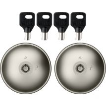 Satz von 2 Utility-Diebstahlschutzschlössern Meroni UFO2 double