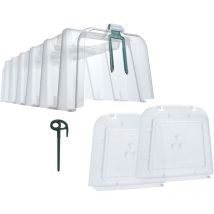 Sunny Pflanztunnel 3er-Komplettset inkl. Endkappen und Bodenanker - Garantia