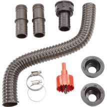 Garantia - Graf Verbindungsset flex Comfort, Farbe Braun für Regenbehlter