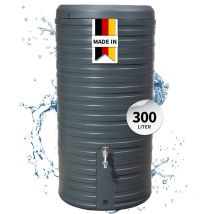 Garantia nordic 2in1 Regenspeicher 300 Liter graphite grey inkl. Pflanzschale