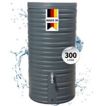Garantia nordic Regenspeicher 300 Liter graphite grey inkl. Deckel
