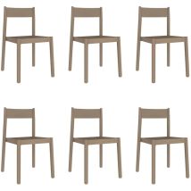 Garbar - danna Chaise Intérieur, Extérieur Set 6 Sable