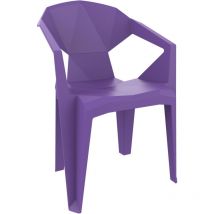 Delta Fauteuil Intérieur, Extérieur Violette - Set 4 - Garbar