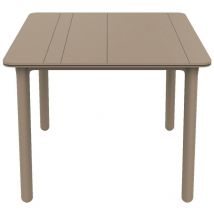 Garbar - noa Table Carrée Intérieure, Extérieure 90x90 Pied Sable - Tableau Sable