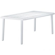 Garbar - olot Table Rectangulaire Intérieur, Extérieur 180x90 Blanc