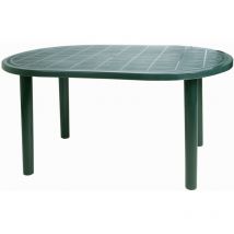 garbar OLOT Table Ovale Extérieur 140x90 Vert Foncé