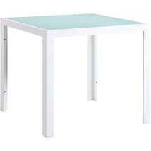 Garbar - shio Table Carrée Intérieure, Extérieure 80x80 Blanc