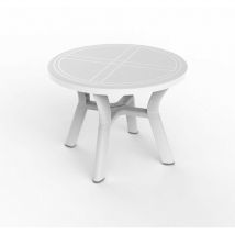 Garbar - dalia Table Ronde Intérieure, Extérieure Ø100 Blanc