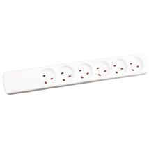 Multiprise Garbot Plast K-it À 6 Prises. Blanche, Z66000108-pa01