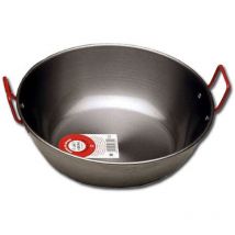 Sarten Honda Pulida Con Asas 40 cm.