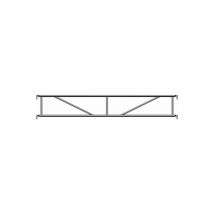 Layher - Garde-corps aluminium 3.07 m